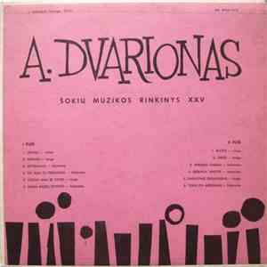 A. Dvarionas - Šokių Muzikos Rinkinys XXV download mp3 flac