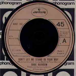 Babe Rainbow - Don't Let Me Stand In Your Way download mp3 flac