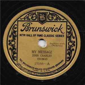 John Charles Thomas - My Message / Nocturne download mp3 flac