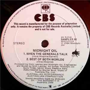 Midnight Oil - When The Generals Talk download mp3 flac