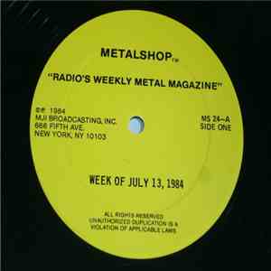 Various - Metalshop - Radio's Weekly Metal Magazine (Week Of July 13, 1984) download mp3 flac